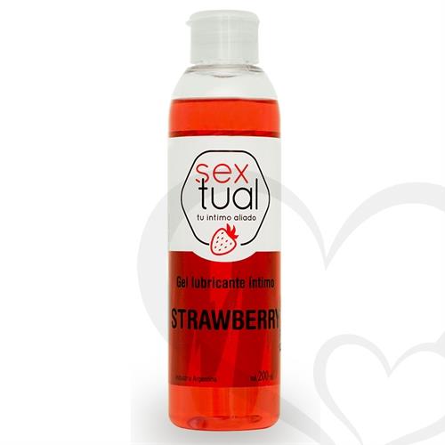 Gel estimulante sabor frutilla 200ml